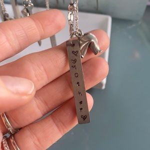 .925 Fortune cookie necklace